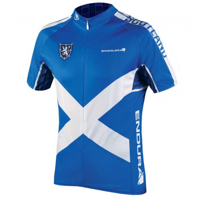 2016 Endura Wielershirt Met Korte Mouwen Blauw