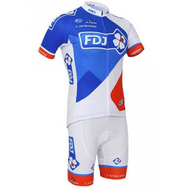 2015 FDJ Fiskleding Fisshirt Korte+Korte Fisbroeken