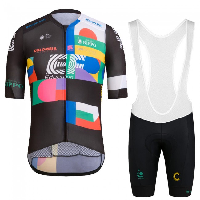 EF Education Frist Tour De France 2021 Team Fietskleding Set Wielershirts Korte Mouw+Korte Fietsbroeken Bib 8gzBn6