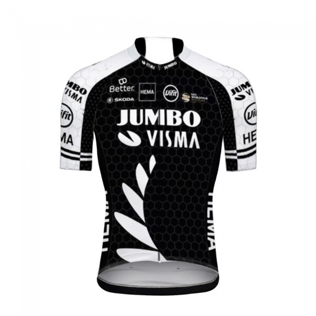 Jumbo Visma New Zealand Pro Team 2021 Fietsshirt Korte Mouw HCmwwq