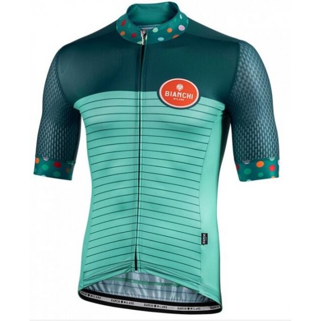 Wielerkleding Profteams 2020 BIANCHI MILANO Taloro Wielershirt Met Korte Mouwen Groen