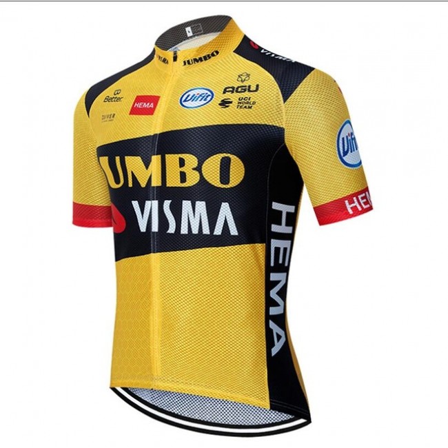 Wielerkleding Profteams 2020 TEAM JUMBO-VISMA Wielershirt Met Korte Mouwen