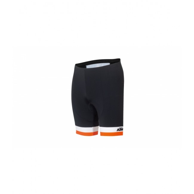 Wielerkleding Profteams 2020 KTM FACTORY LINE Zwart/Wit/Orange Fietsbroek Korte