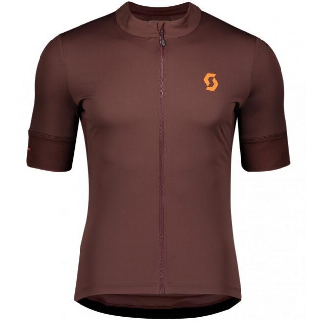 Wielerkleding Profteams 2020 SCOTT ENDURANCE 10 Wielershirt Met Korte Mouwen Marrone