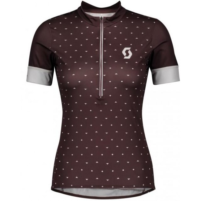 Wielerkleding Profteams 2020 Dames SCOTT Endurance 20 Wielershirt Met Korte Mouwen Marrone