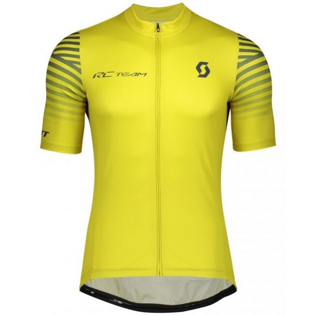 Wielerkleding Profteams 2020 SCOTT RC TEAM 10 Wielershirt Met Korte Mouwen Giallo