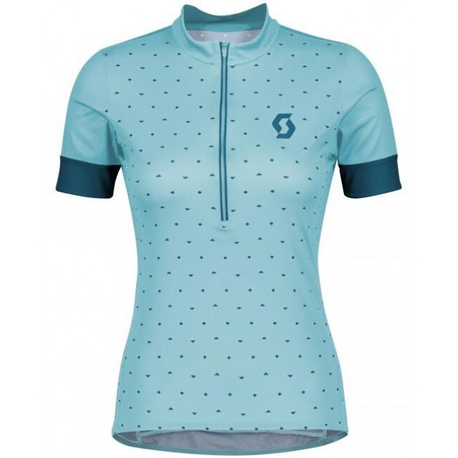 Wielerkleding Profteams 2020 Dames SCOTT Endurance 20 Wielershirt Met Korte Mouwen Blauw