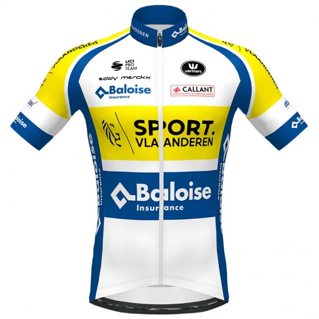 Wielerkleding Profteams 2020 Sport Vlaanderen-Baloise Vermarc Wielershirt Met Korte Mouwen