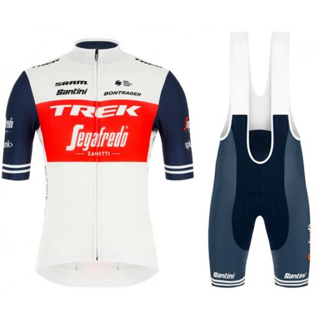 Wielerkleding Profteams 2020 TREK-SEGAFREDO Set Wielershirt Met Korte Mouwen langer RV+koersbroek korte