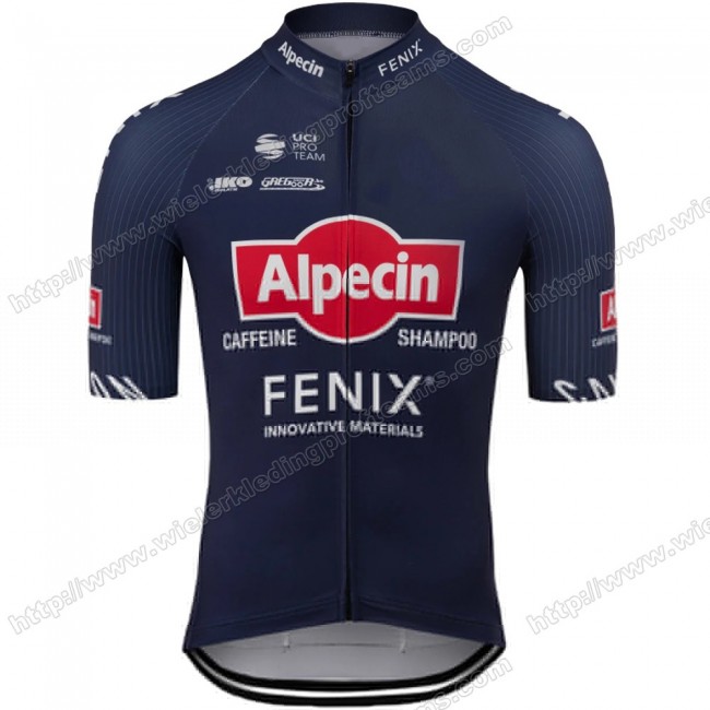 Alpecin Fenix 2020 Bleu Fietsshirts Korte Mouws RBMNB
