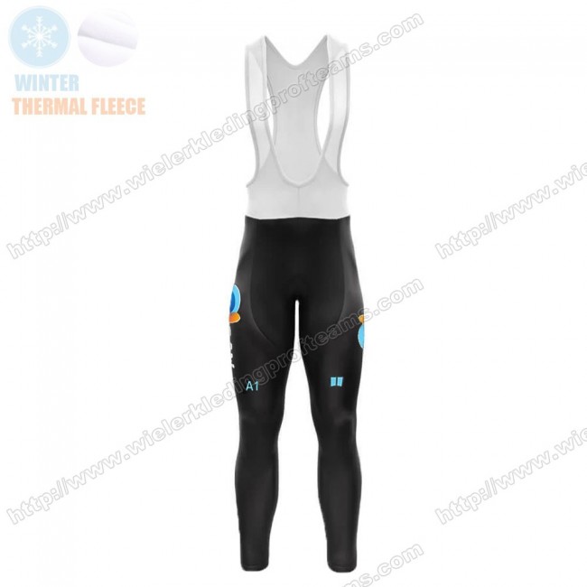 Winter Fleece DSM Pro Team 2021 Lange Fietsbroeken Bib VHKIU