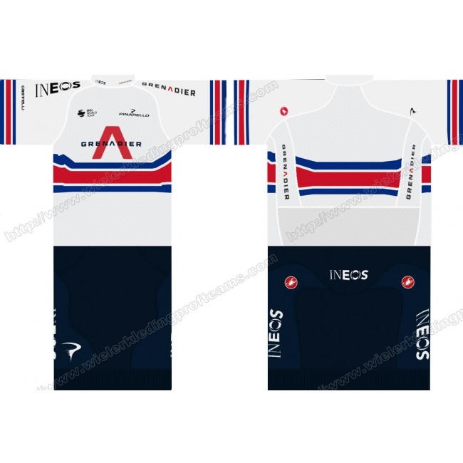 Team INEOS Grenadier 2020 UCI World Champion Wielerkleding Set Wielershirts Korte+ Wielrenbroek BLZOD