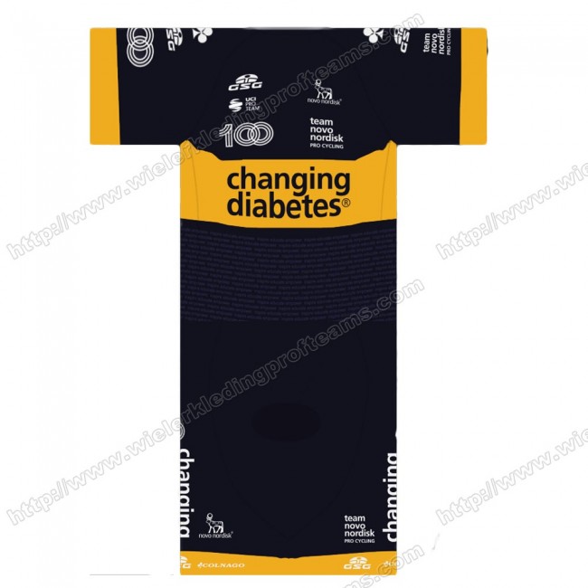 NOVO NORDISK 2021 Fietskleding Fietsshirt Korte Mouw+Korte Fietsbroeken DUJLZ