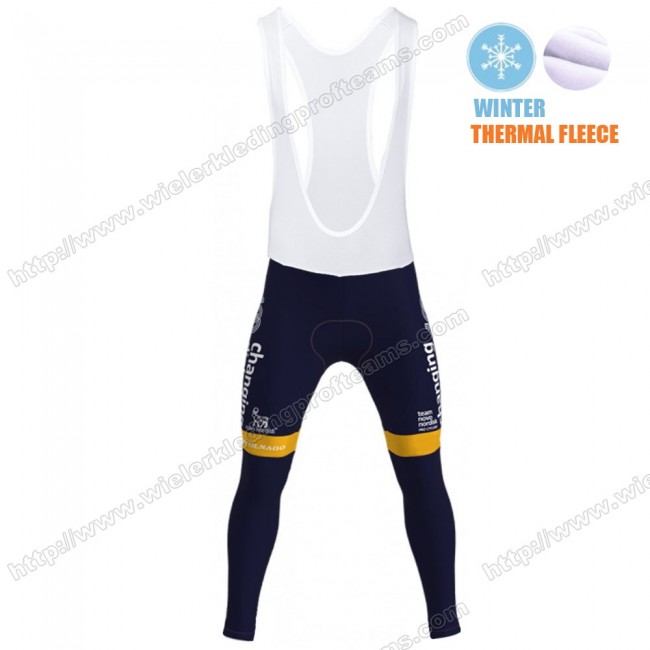 Winter Fleece Novo Nordisk Pro Team 2021 Lange Fietsbroeken Bib CCEKC