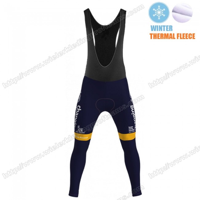 Winter Fleece Novo Nordisk Pro Team 2021 Lange Fietsbroeken Bib NOFZY