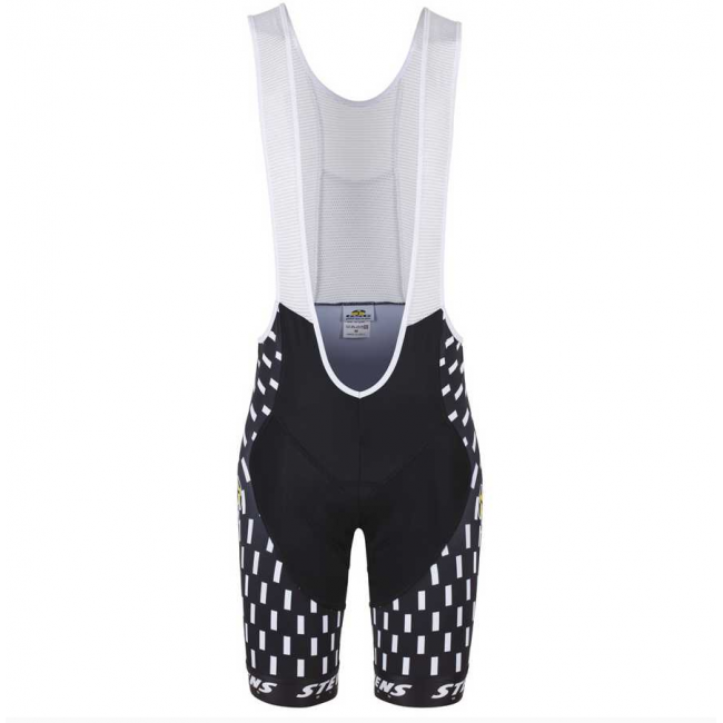 2016 GSG Wielershirt Korte Fietsbroeken Bib Zwart Wit