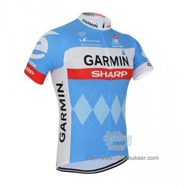 Garmin Sharp Barracuda 2014 Wielershirt Met Korte Mouwen