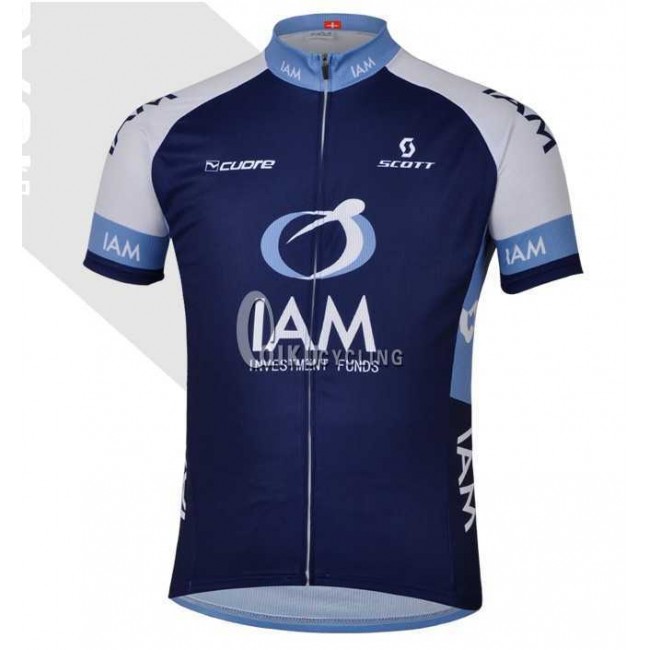 Teams IAM Wielershirt Met Korte Mouwen