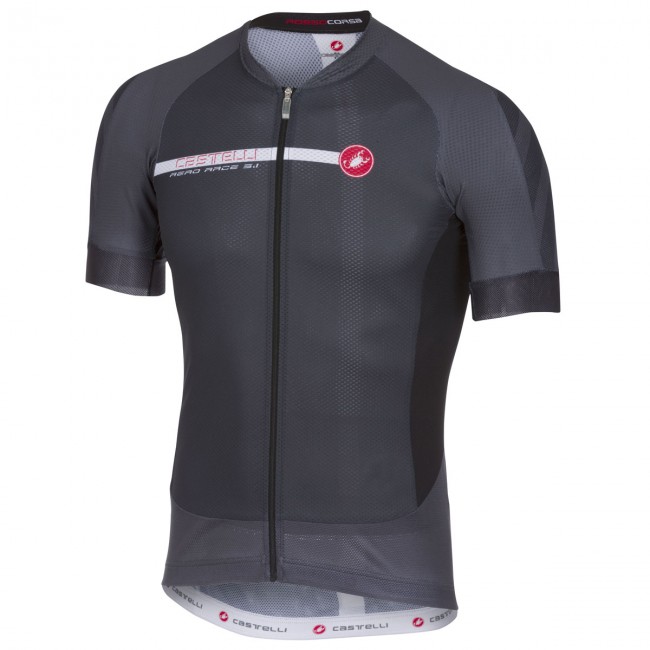 Castelli Aero Race 5.1 Antracite Wielershirt Korte Mouw