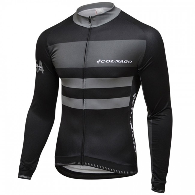 Colnago Speed Race Zwart Wielershirt Lange Mouw