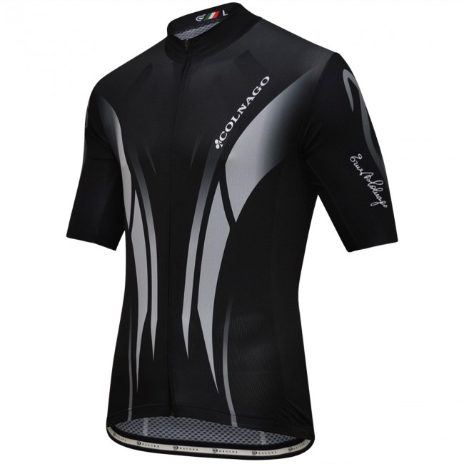 Colnago Master Pissei Zwart Grijs Wielershirt Korte Mouw