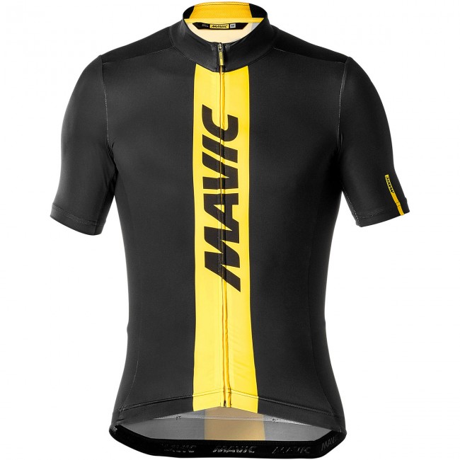 Mavic Cosmic Zwart Wielershirt Korte Mouw