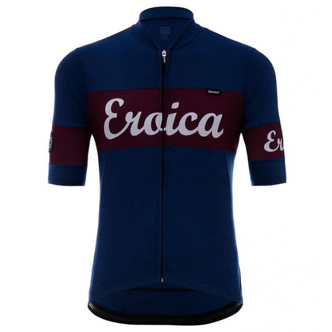 Santini Eroica Cielo Wielershirt Korte Mouw