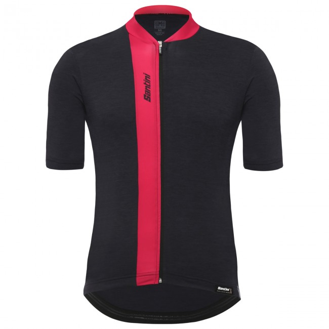 Santini Origine Rood Wielershirt Korte Mouw