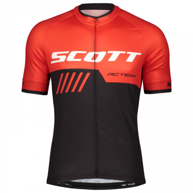 Scott RC TEAM 10 Wielershirt Korte Mouw Fiery Red/Black