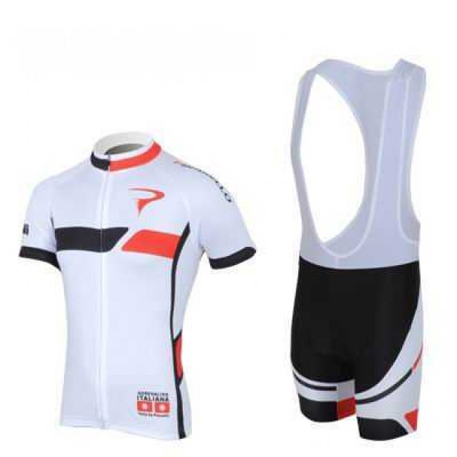 2013 Pinarello Fietskleding Set Fietsshirt Met Korte Mouwen+Korte Koersbroek Wit