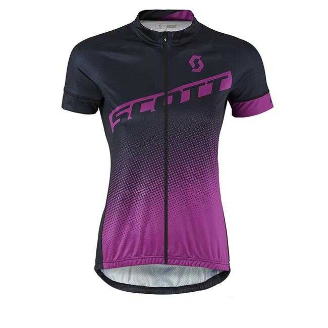2016-2017 Scott Wielershirt Met Korte Mouwen Trikot Purper Dames