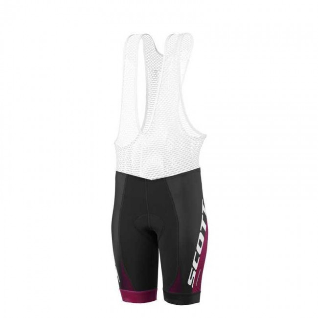 2016-2017 Scott RC Wielershirt Korte Fietsbroeken Bib Purper