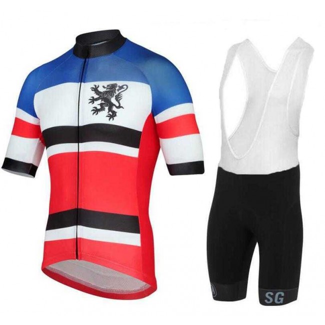 2017 Team Stolen Goat Fietskleding Set Fietsshirt Met Korte Mouwen+Korte Koersbroek 002