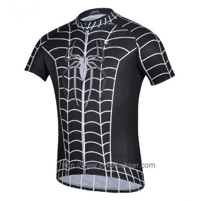 Spider-Man Wielershirt Met Korte Mouwen Zwart