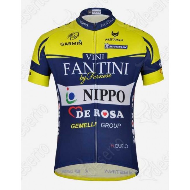 Vini Fantini NIPPO De Rosa Wielershirt Met Korte Mouwen